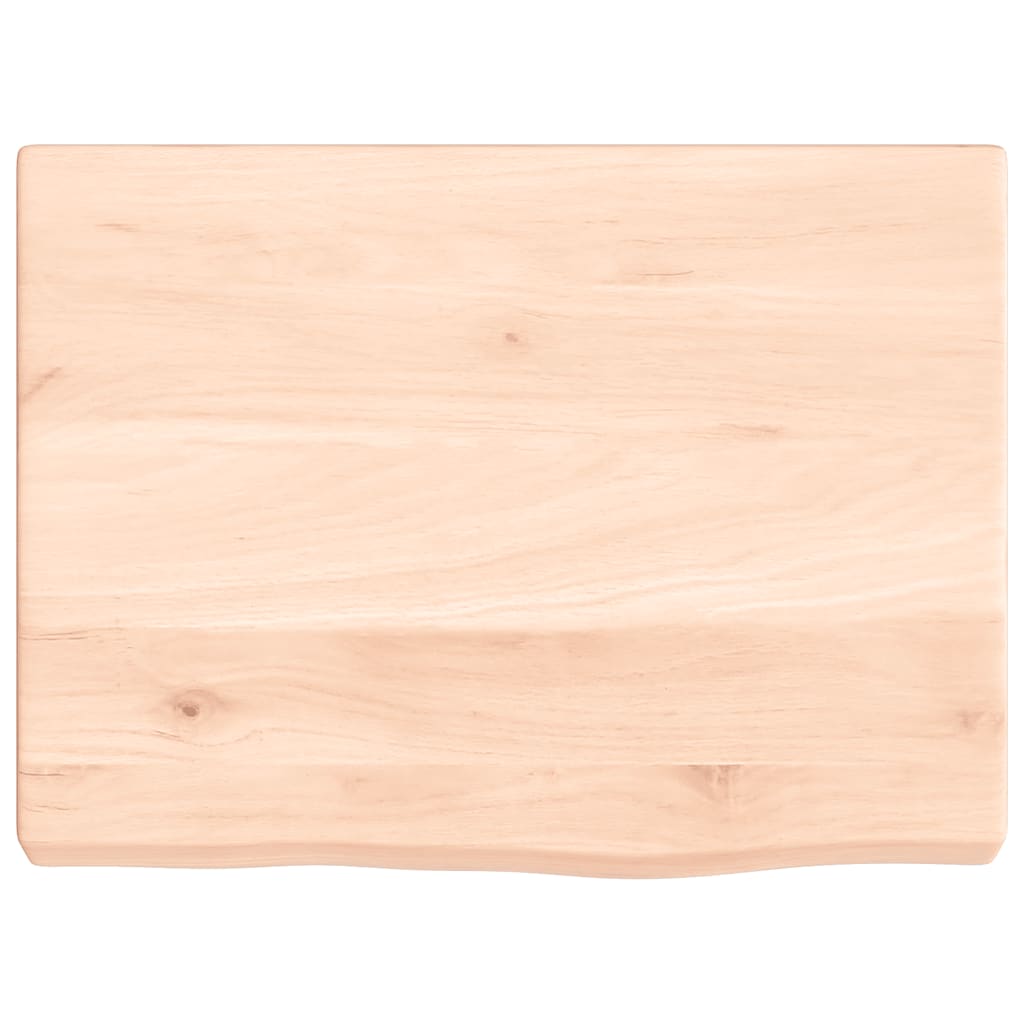vidaXL Półka, 40x30x(2-4) cm, surowe lite drewno dębowe