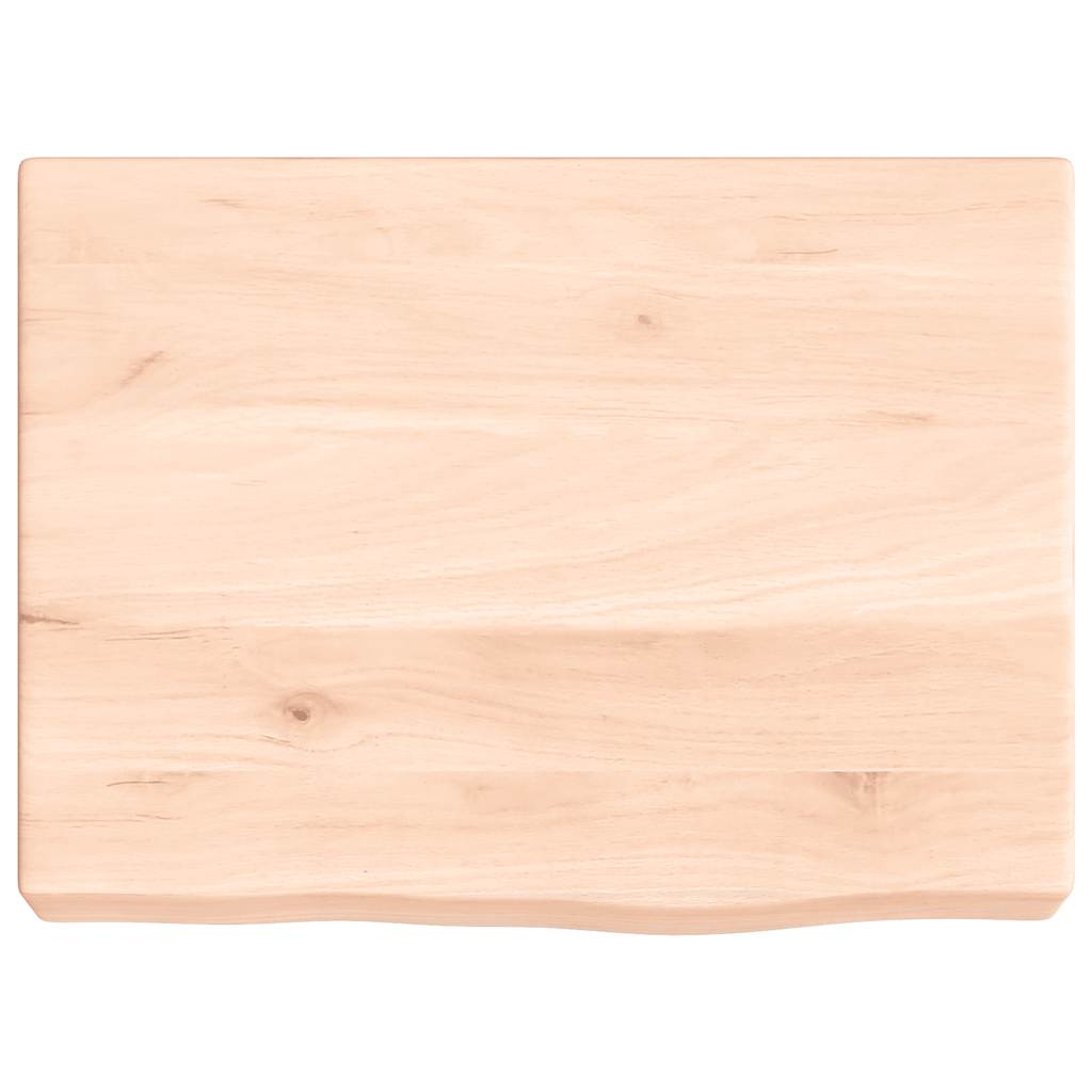 vidaXL Półka, 40x30x(2-6) cm, surowe lite drewno dębowe