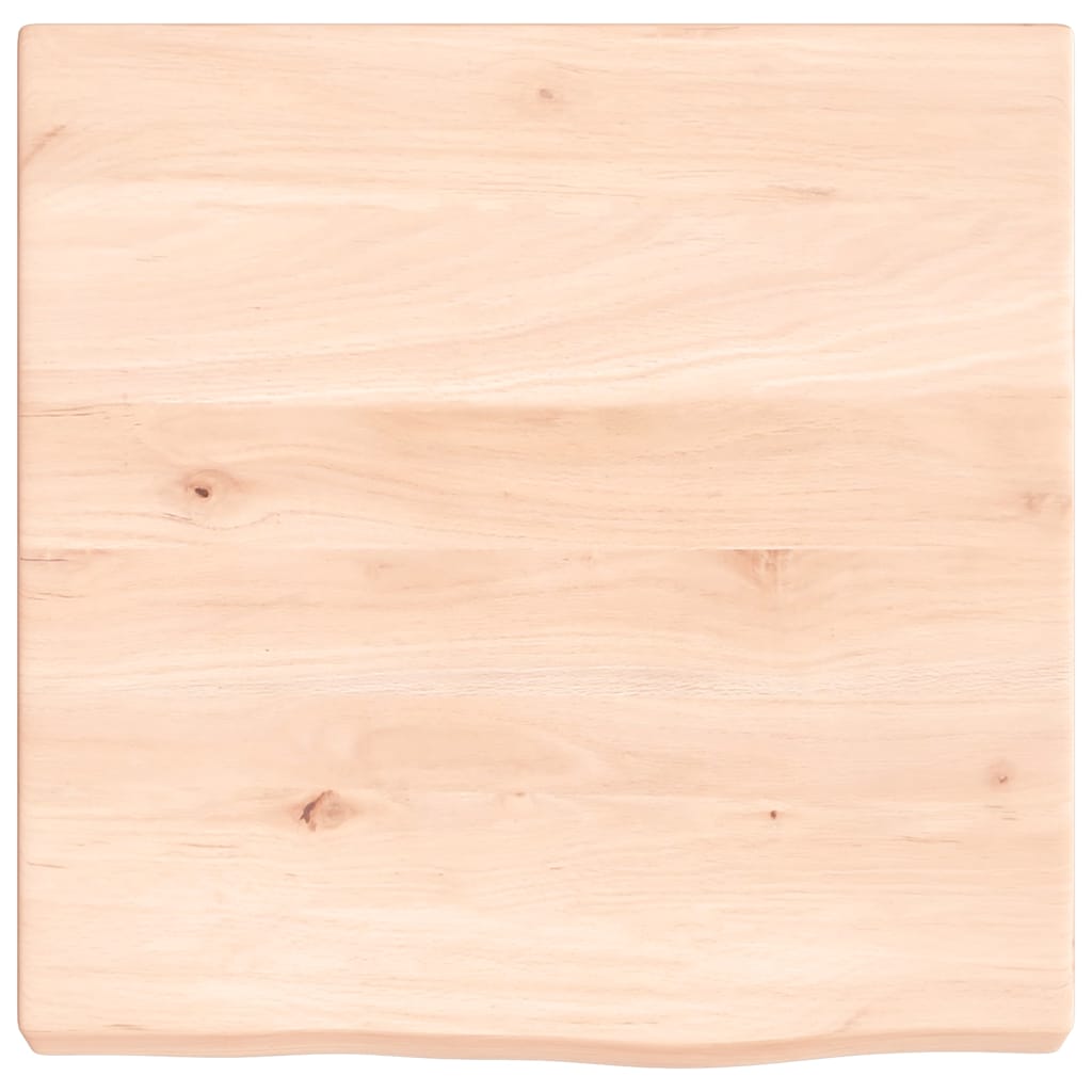 vidaXL Półka, 40x40x(2-4) cm, surowe lite drewno dębowe