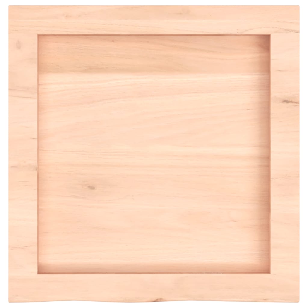 vidaXL Półka, 40x40x(2-4) cm, surowe lite drewno dębowe