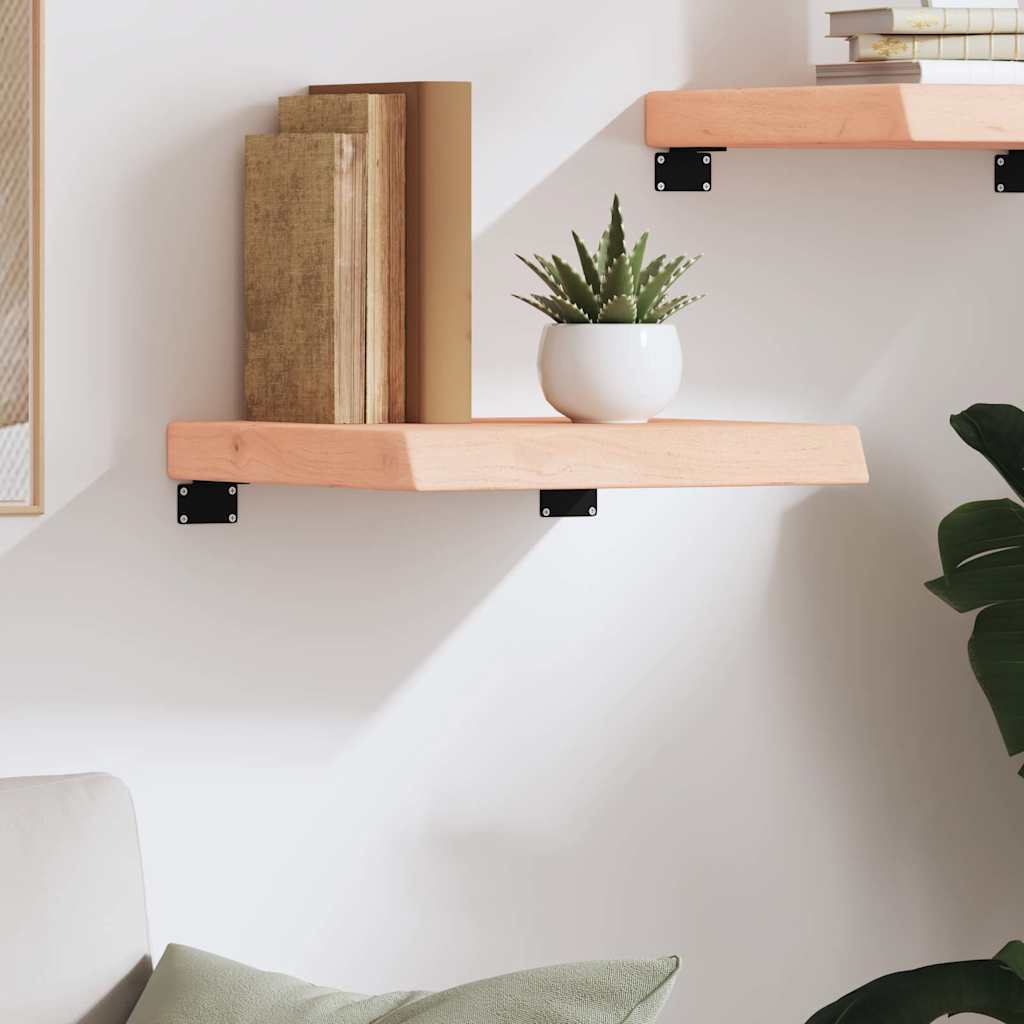 vidaXL Półka, 40x40x(2-6) cm, surowe lite drewno dębowe