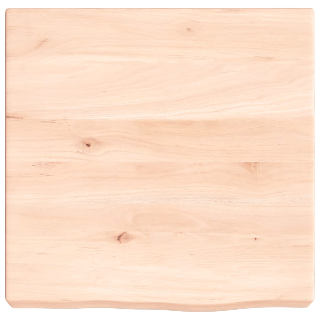 vidaXL Półka, 40x40x(2-6) cm, surowe lite drewno dębowe