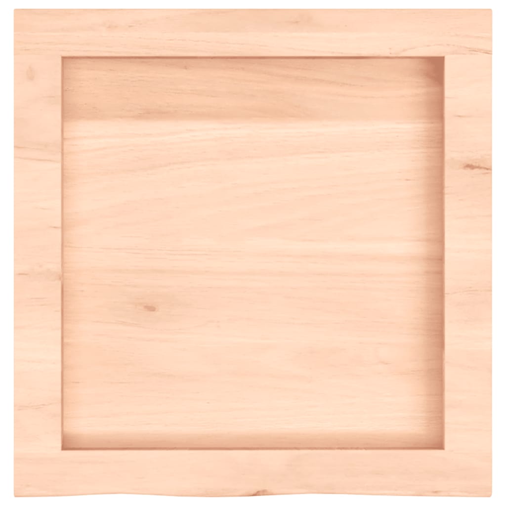 vidaXL Półka, 40x40x(2-6) cm, surowe lite drewno dębowe