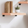 vidaXL Półka, 40x40x(2-6) cm, surowe lite drewno dębowe