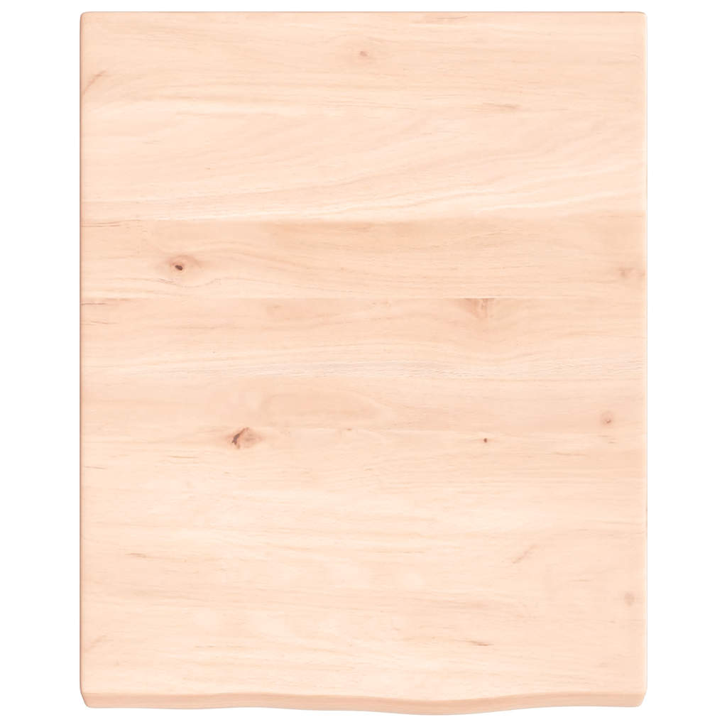 vidaXL Półka, 40x50x(2-4) cm, surowe lite drewno dębowe