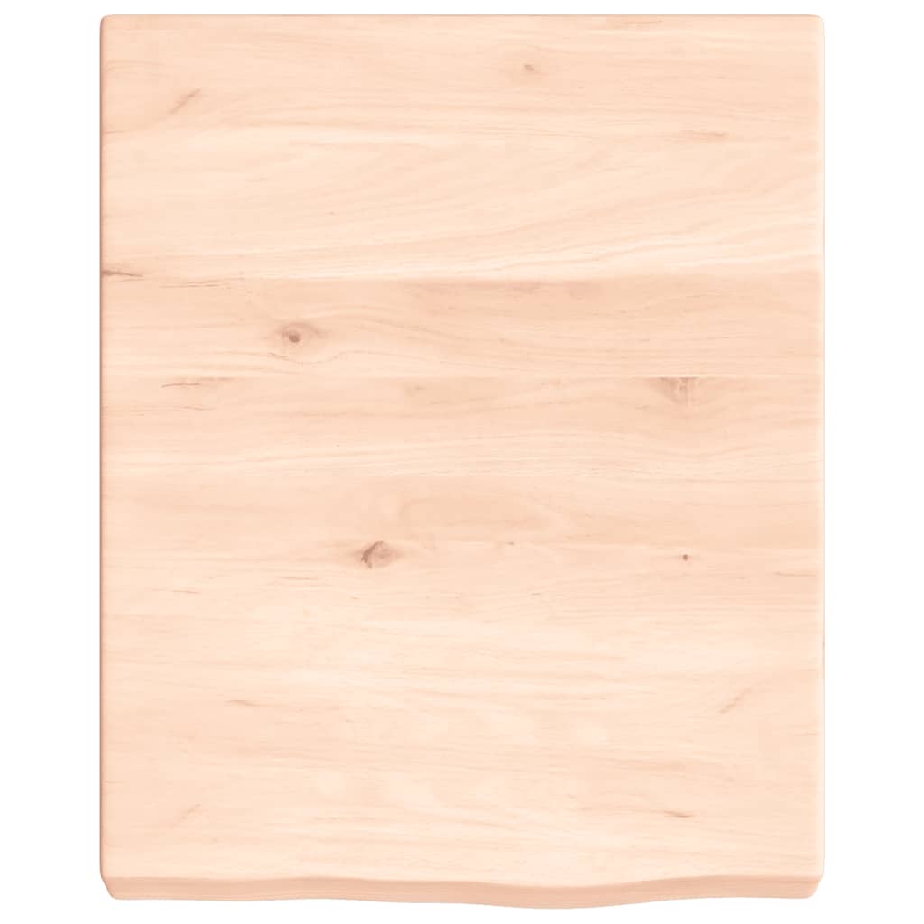 vidaXL Półka, 40x50x(2-6) cm, surowe lite drewno dębowe