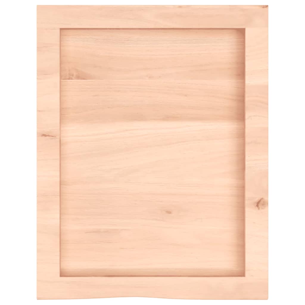 vidaXL Półka, 40x50x(2-6) cm, surowe lite drewno dębowe