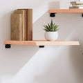 vidaXL Półka, 40x60x(2-4) cm, surowe lite drewno dębowe
