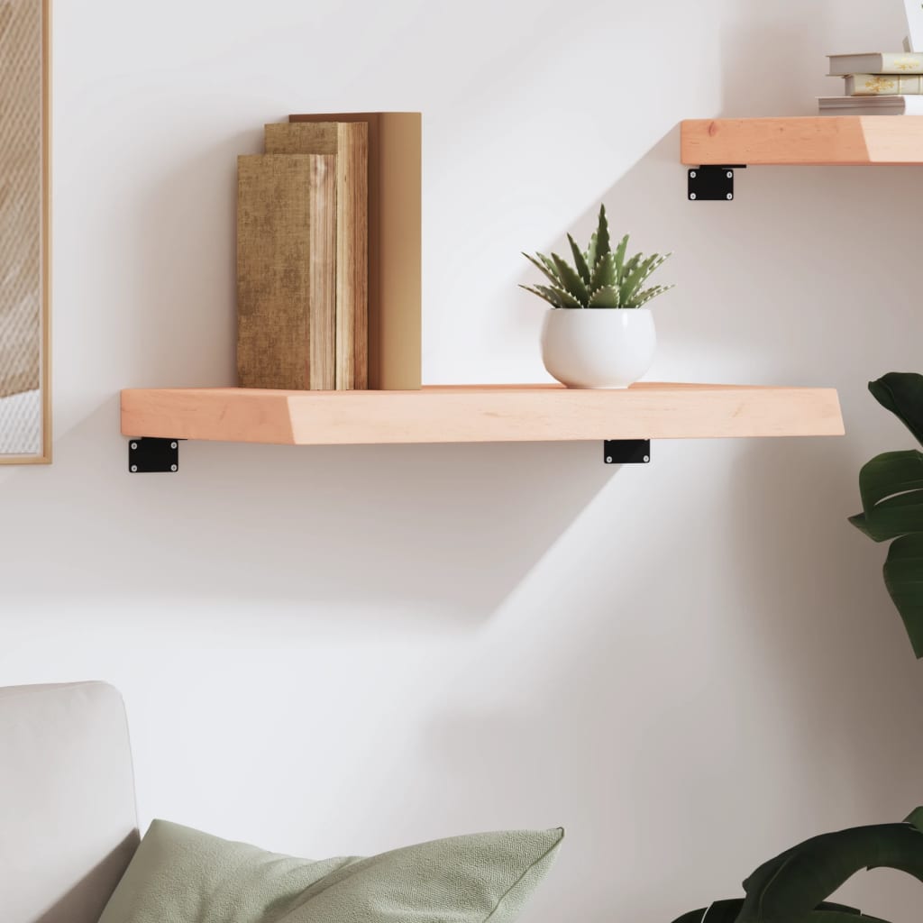 vidaXL Półka, 60x40x(2-6) cm, surowe lite drewno dębowe