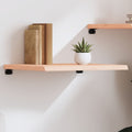 vidaXL Półka, 60x50x(2-4) cm, surowe lite drewno dębowe