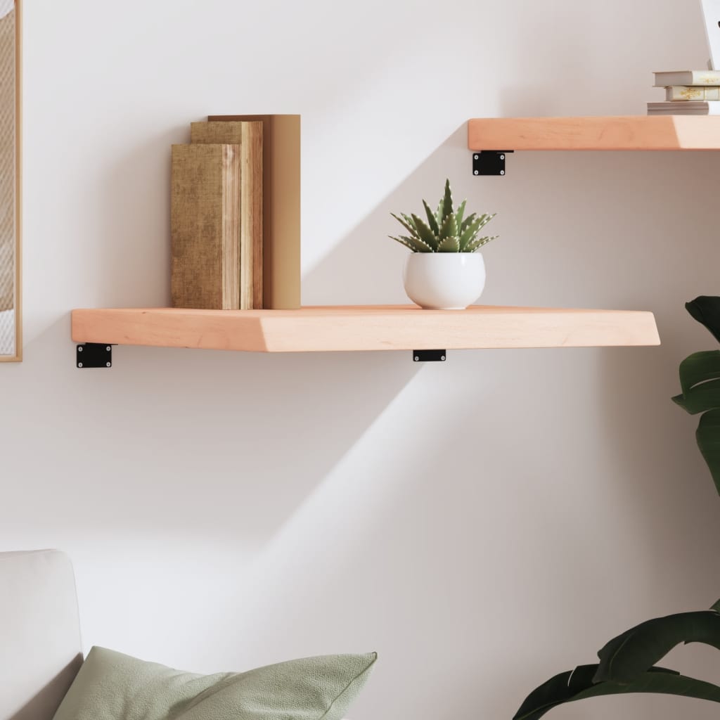 vidaXL Półka, 60x50x(2-6) cm, surowe lite drewno dębowe