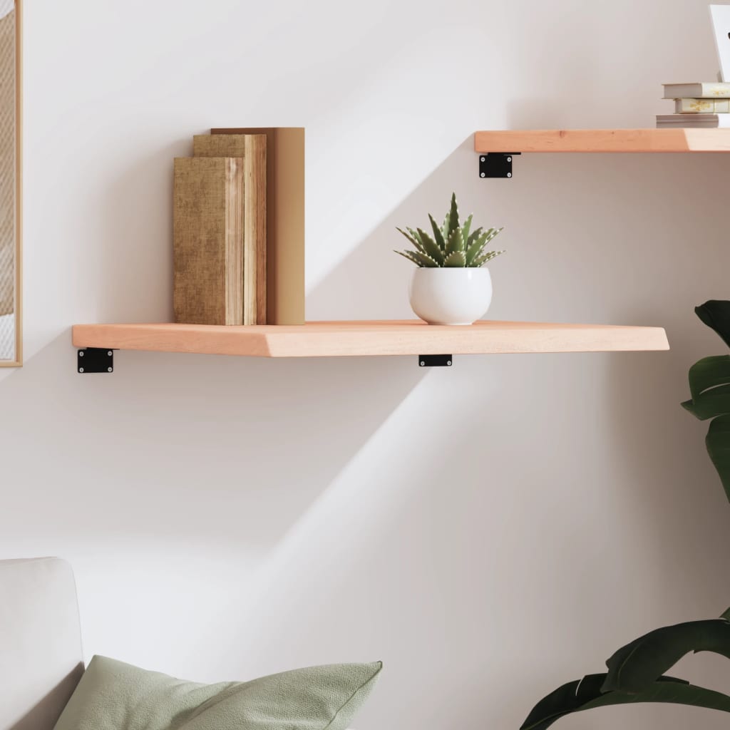 vidaXL Półka, 60x60x(2-4) cm, surowe lite drewno dębowe