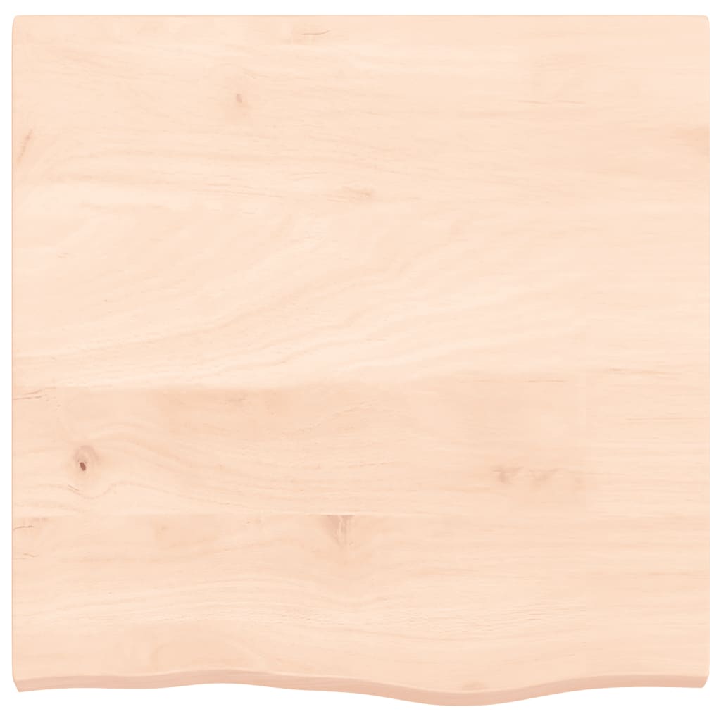 vidaXL Półka, 60x60x(2-4) cm, surowe lite drewno dębowe