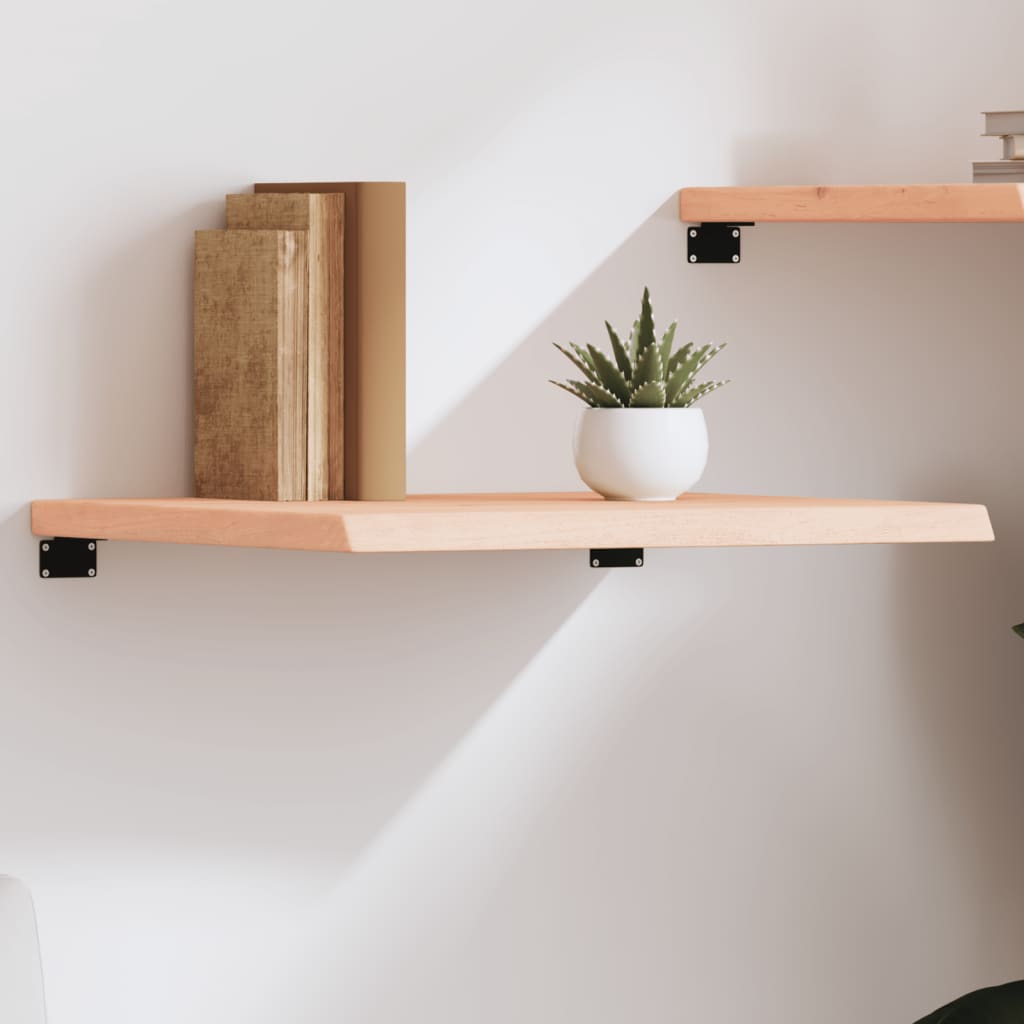 vidaXL Półka, 60x60x(2-4) cm, surowe lite drewno dębowe