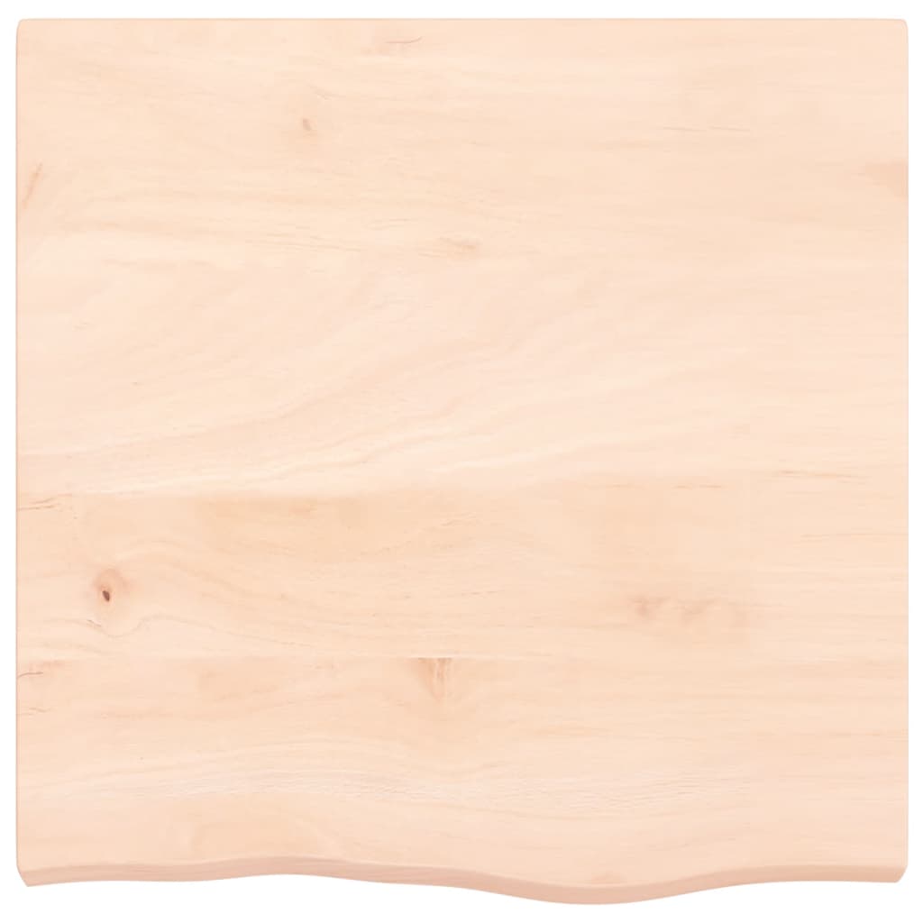vidaXL Półka, 60x60x(2-6) cm, surowe lite drewno dębowe