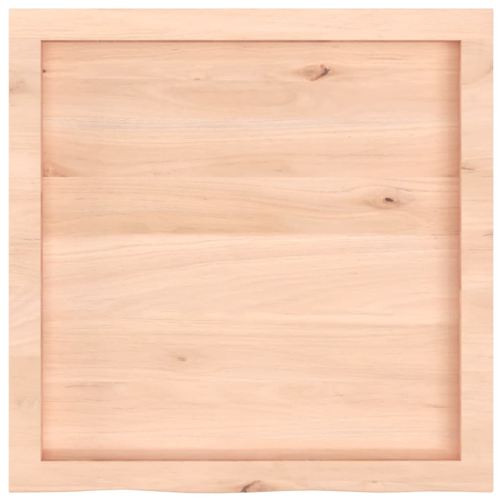 vidaXL Półka, 60x60x(2-6) cm, surowe lite drewno dębowe