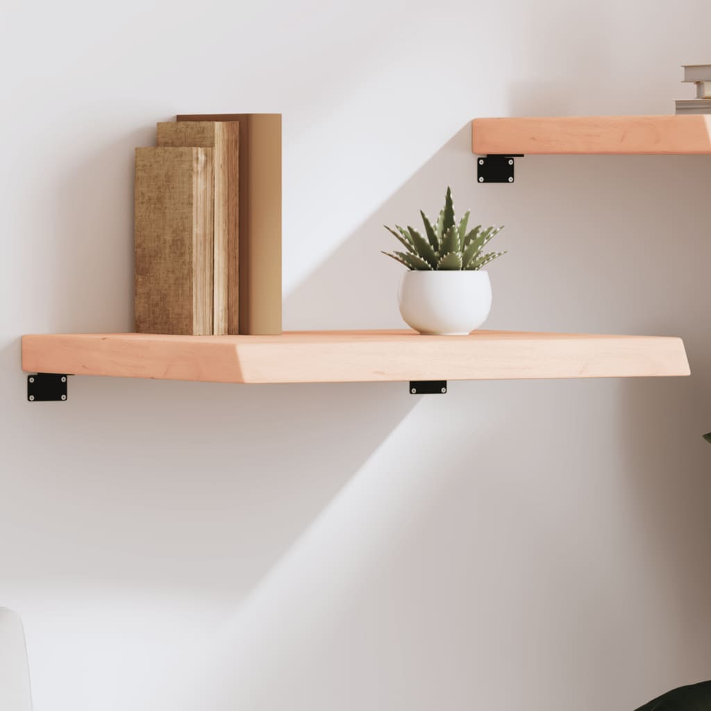 vidaXL Półka, 60x60x(2-6) cm, surowe lite drewno dębowe