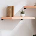 vidaXL Półka, 60x60x(2-6) cm, surowe lite drewno dębowe