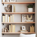 vidaXL Półka, 80x30x(2-4) cm, surowe lite drewno dębowe