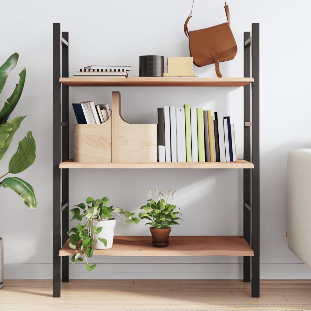 vidaXL Półka, 100x40x2 cm, surowe lite drewno dębowe