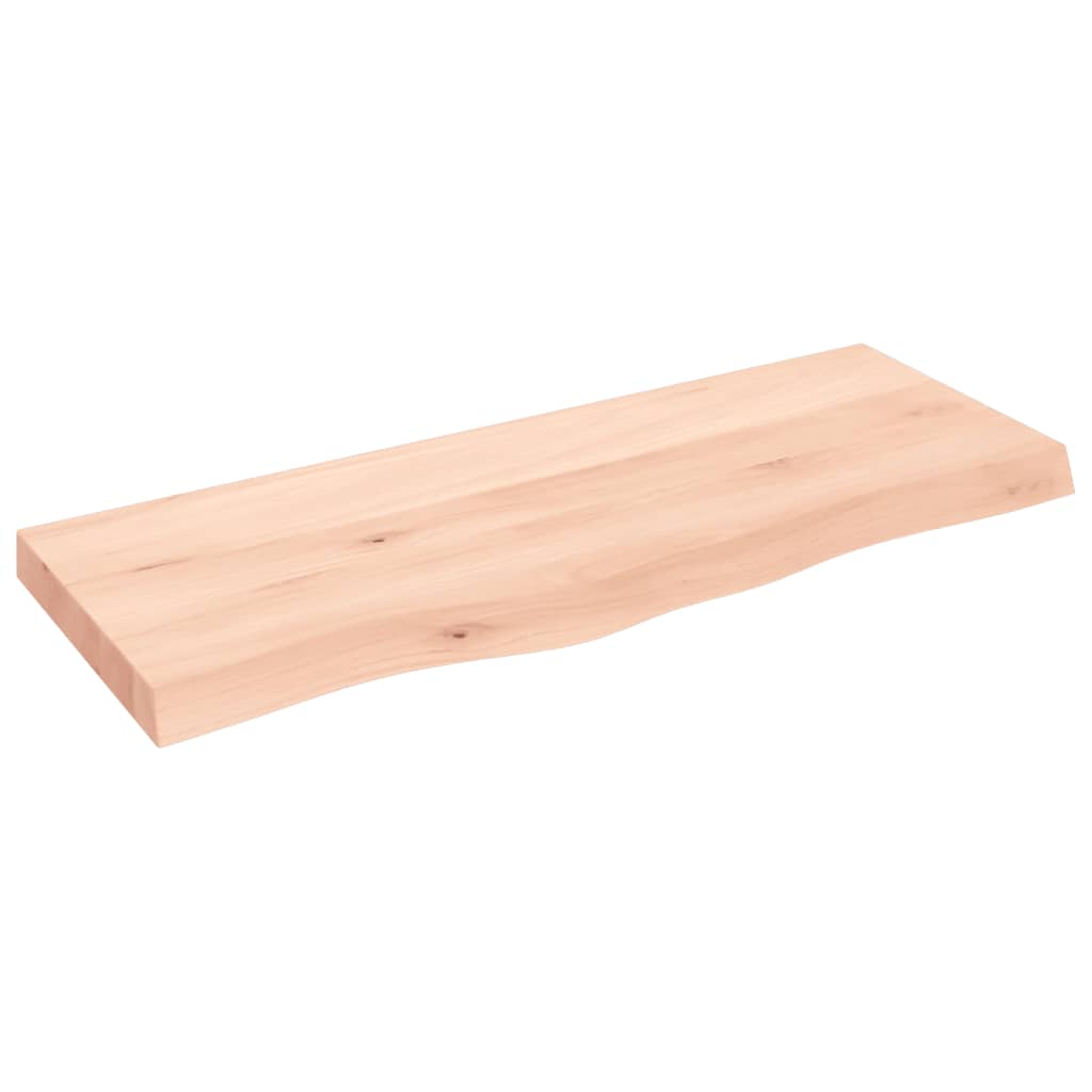 vidaXL Półka, 100x40x(2-6) cm, surowe lite drewno dębowe