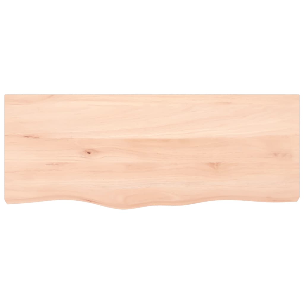 vidaXL Półka, 100x40x(2-6) cm, surowe lite drewno dębowe
