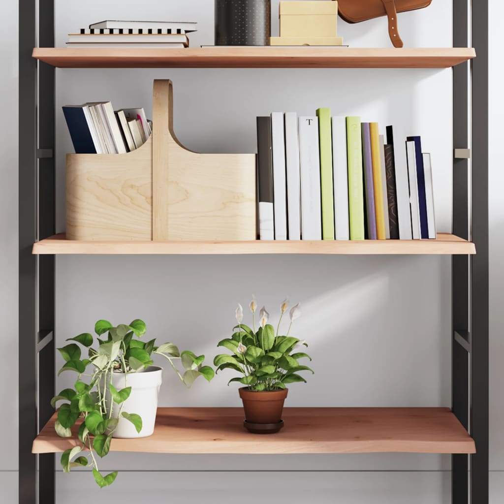 vidaXL Półka, 100x50x2 cm, surowe lite drewno dębowe
