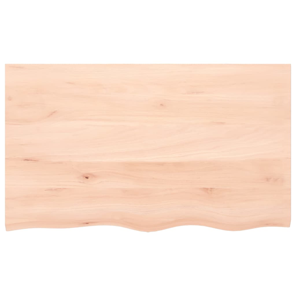 vidaXL Półka, 100x60x2 cm, surowe lite drewno dębowe