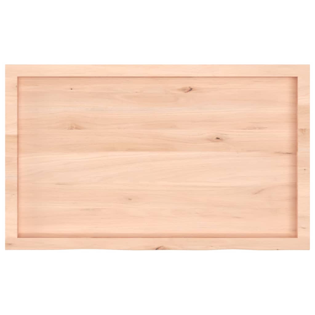vidaXL Półka, 100x60x(2-6) cm, surowe lite drewno dębowe