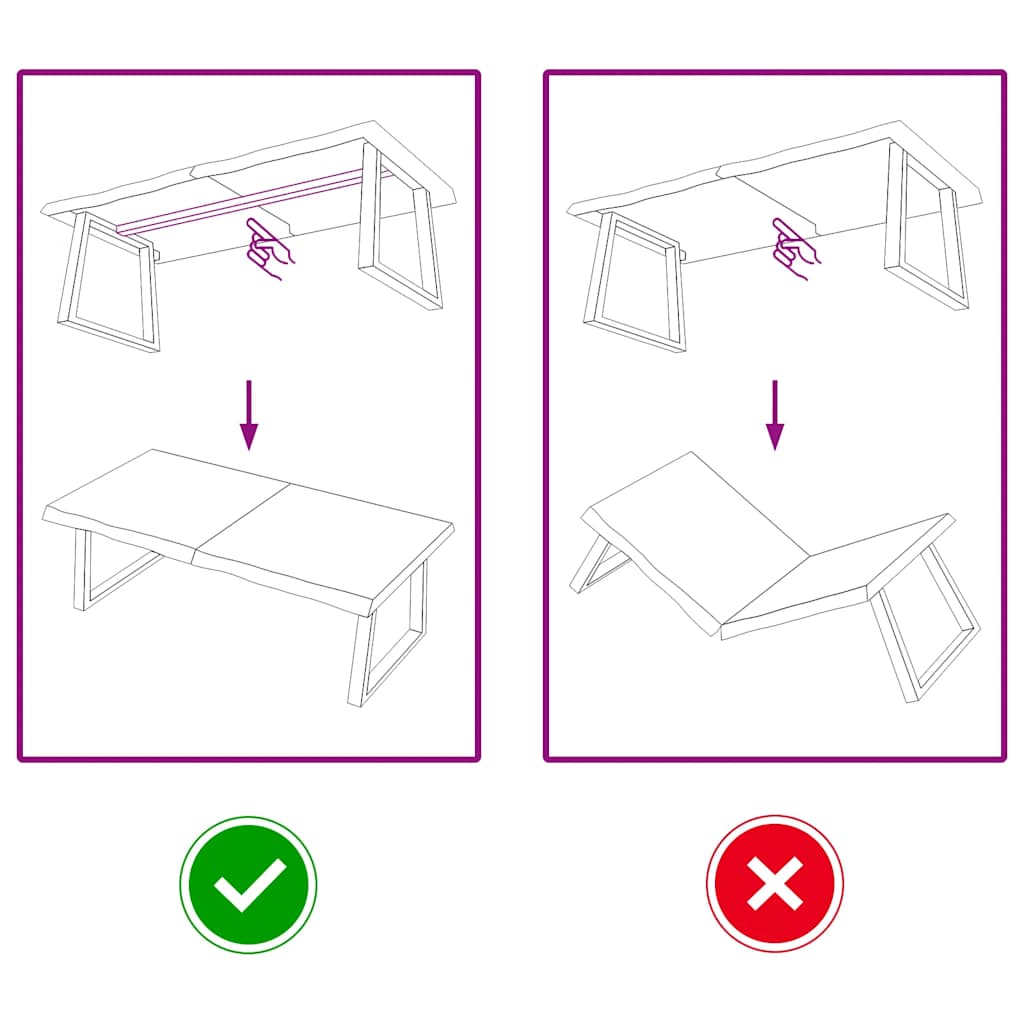 vidaXL Półka, brązowa, 120x50x(2-6) cm, lakierowane lite drewno dębowe