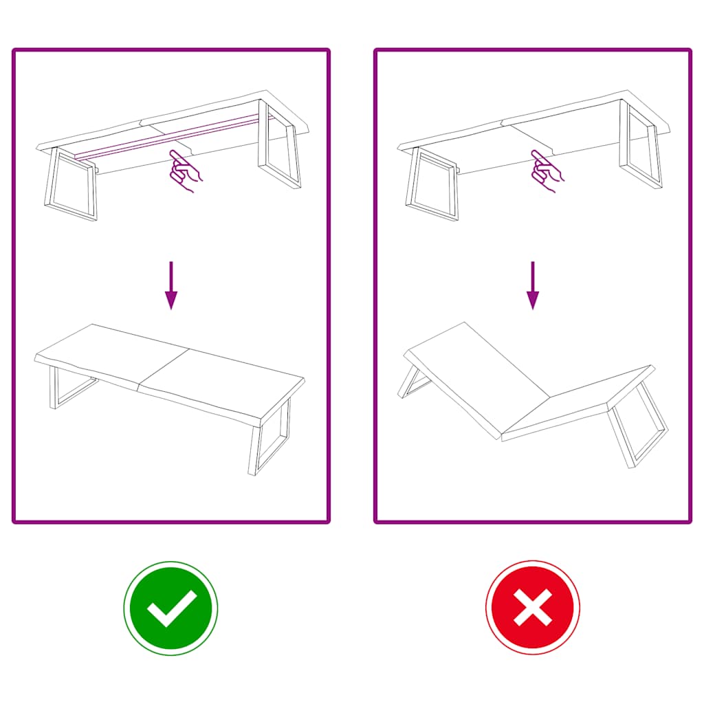 vidaXL Półka, brązowa, 160x50x(2-4) cm, lakierowane lite drewno dębowe