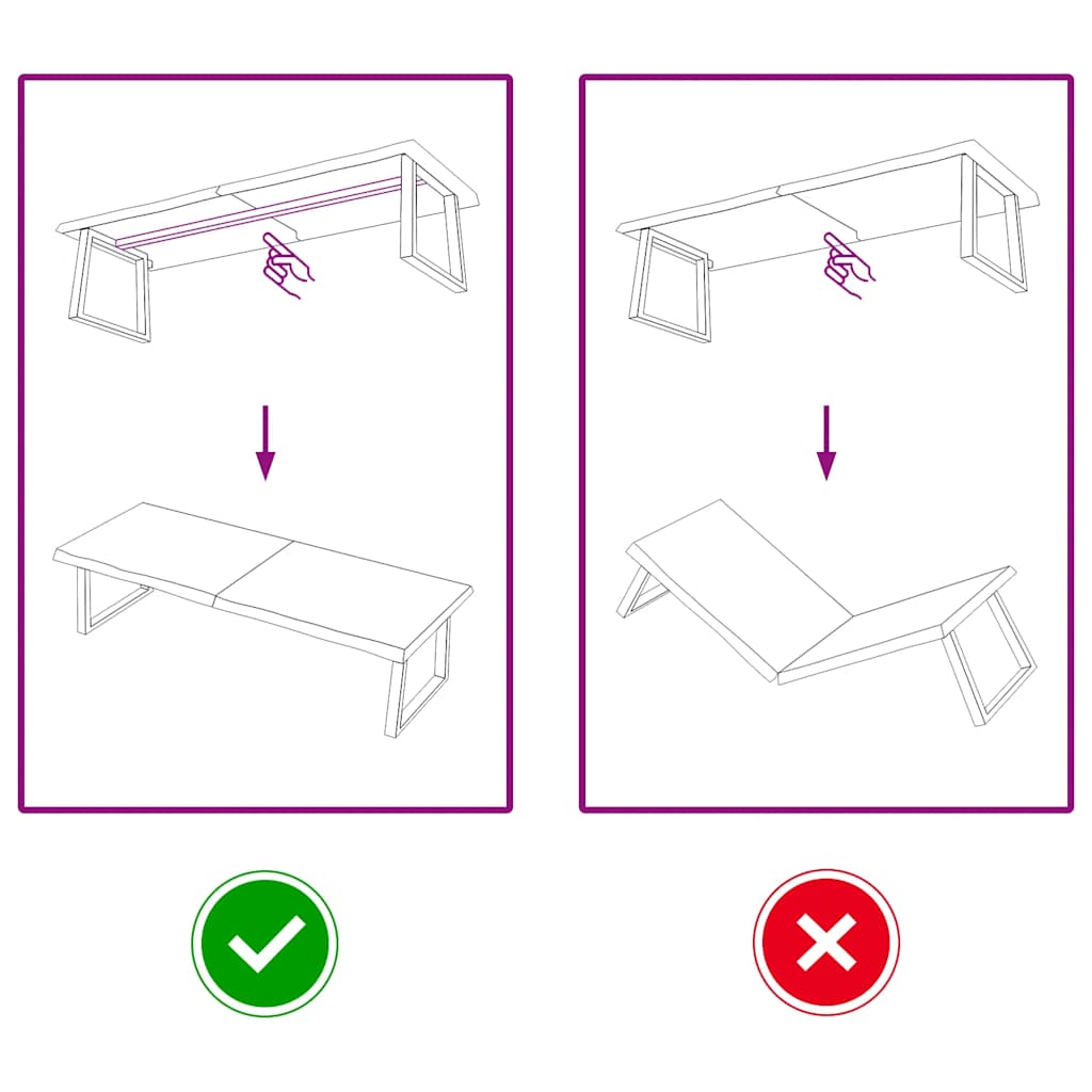 vidaXL Półka, brązowa, 160x60x(2-4) cm, lakierowane lite drewno dębowe