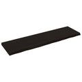 vidaXL Półka, ciemnobrązowa, 180x50x(2-6) cm, wykończone drewno dębowe