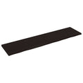 vidaXL Półka, ciemnobrązowa, 200x50x(2-4) cm, wykończone drewno dębowe