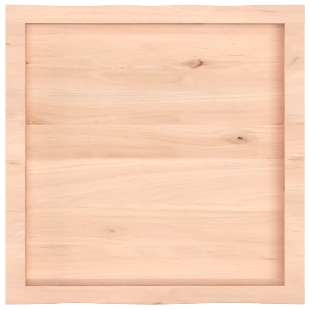 vidaXL Blat stołu, 60x60x(2-6)cm, surowy, lity dąb naturalną krawędzią