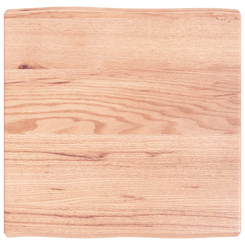 vidaXL Blat, jasnobrązowy 60x60x(2-6) cm drewno z naturalną krawędzią
