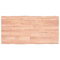 vidaXL Blat jasnobrązowy 120x60x(2-6) cm drewno z naturalną krawędzią