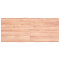 vidaXL Blat, jasnobrązowy 140x60x(2-6) cm drewno z naturalną krawędzią