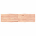 vidaXL Blat, jasnobrązowy 160x40x(2-4)cm drewno z naturalną krawędzią