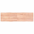 vidaXL Blat, jasnobrązowy 180x50x(2-4)cm drewno z naturalną krawędzią