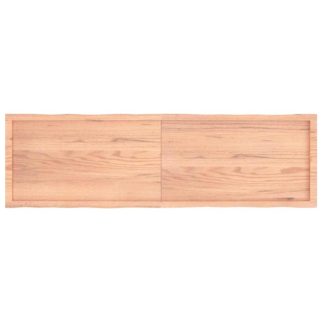 vidaXL Blat, jasnobrązowy 180x50x(2-4)cm drewno z naturalną krawędzią