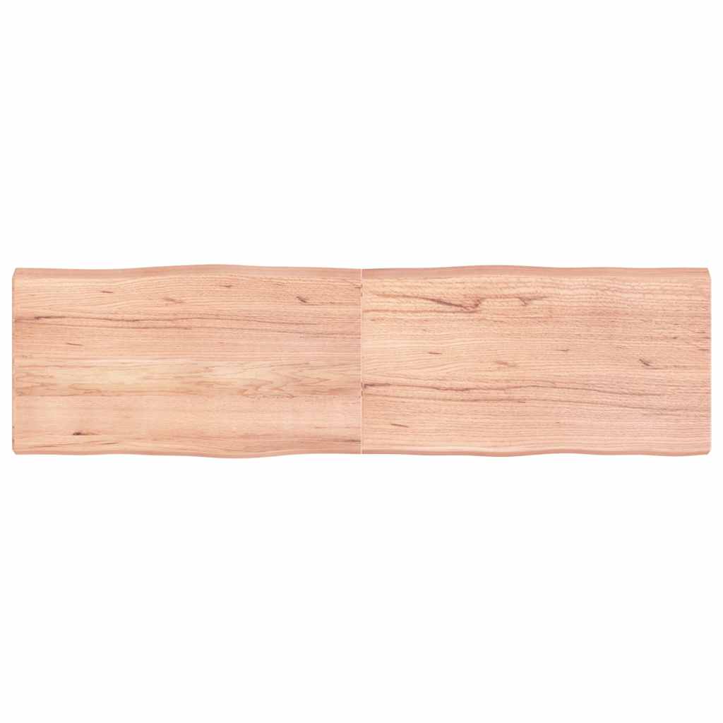 vidaXL Blat, jasnobrązowy 180x50x(2-6) cm drewno z naturalną krawędzią