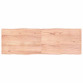 vidaXL Blat, jasnobrązowy 180x60x(2-4)cm drewno z naturalną krawędzią