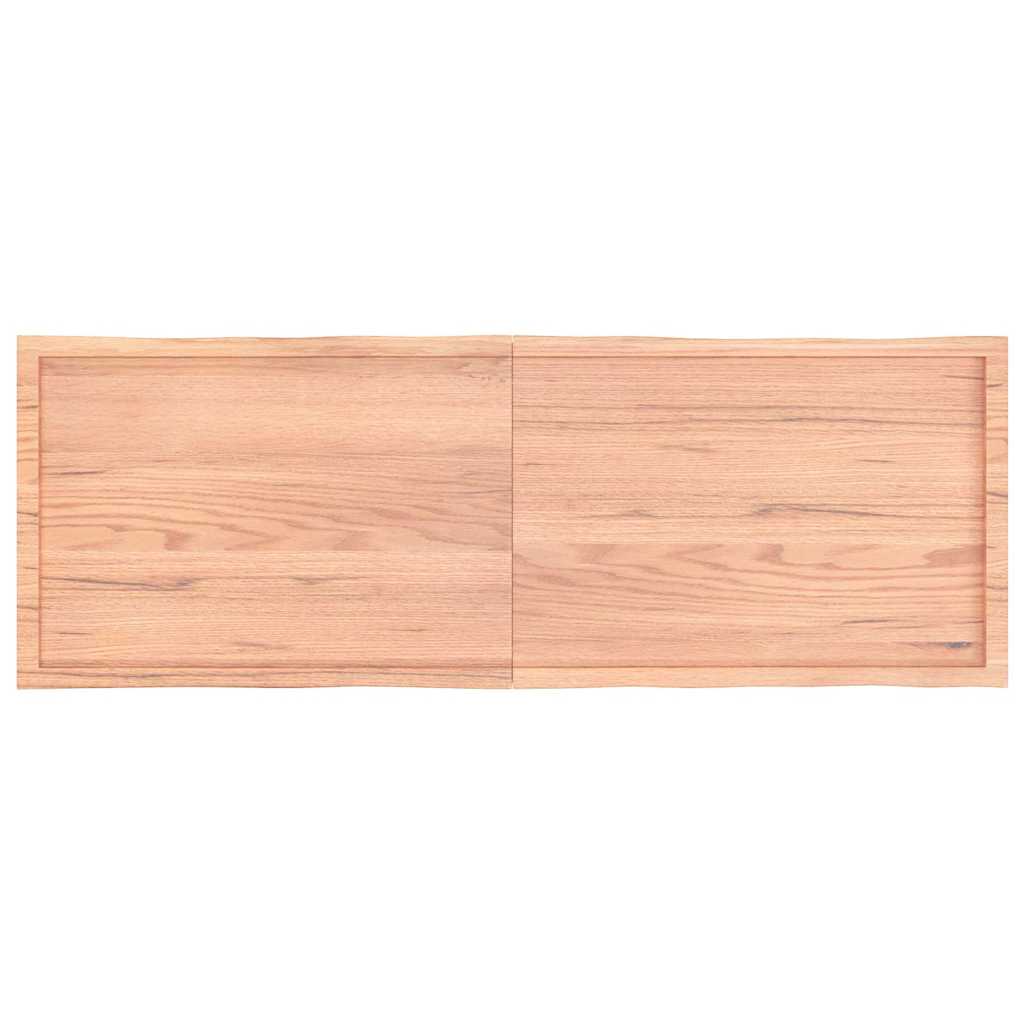 vidaXL Blat, jasnobrązowy 180x60x(2-4)cm drewno z naturalną krawędzią