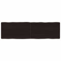 vidaXL Blat ciemnobrązowy 140x40x(2-6) cm drewno z naturalną krawędzią