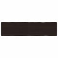 vidaXL Blat ciemnobrązowy 160x40x(2-6) cm drewno z naturalną krawędzią