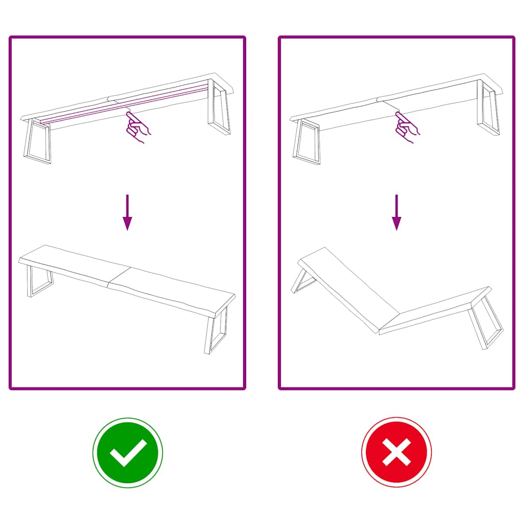 vidaXL Blat, ciemnobrązowy 200x40x(2-6)cm drewno z naturalną krawędzią