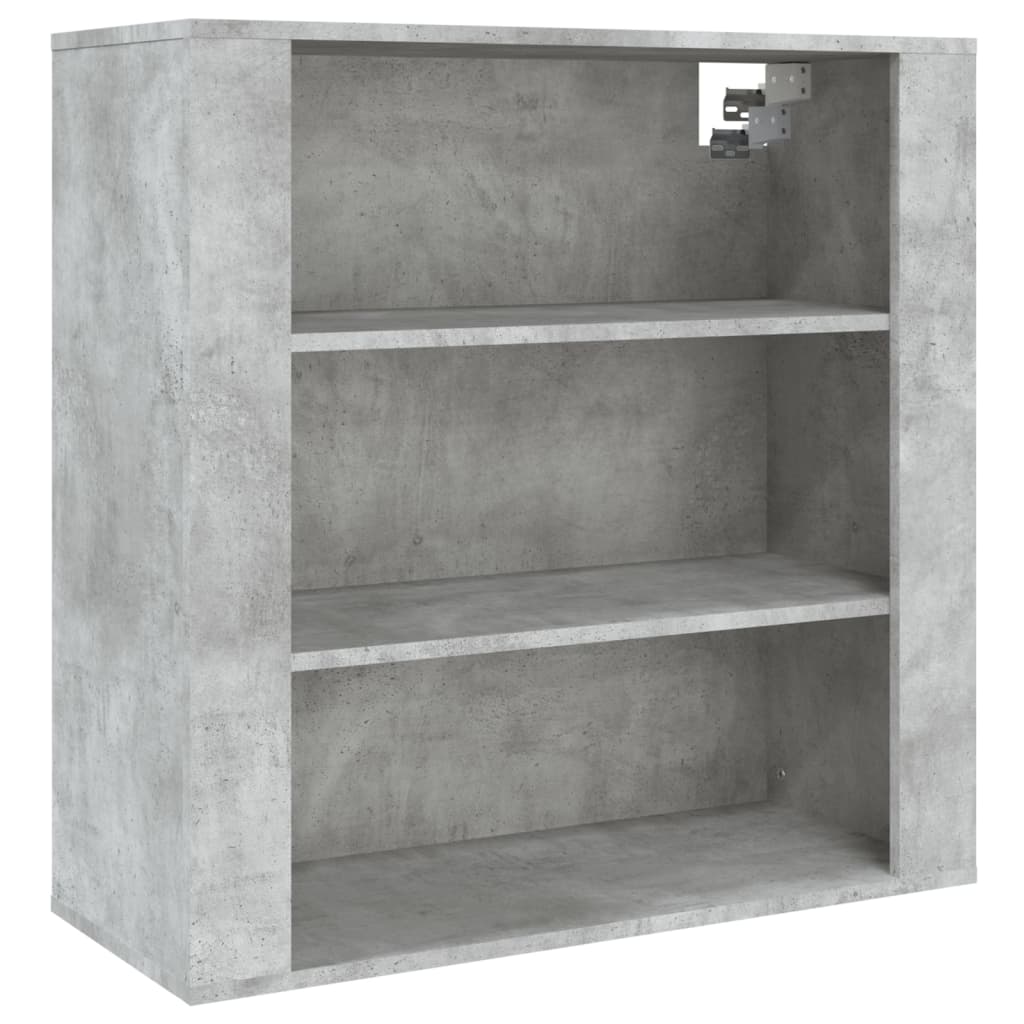 vidaXL Wysoka szafka, szarość betonu