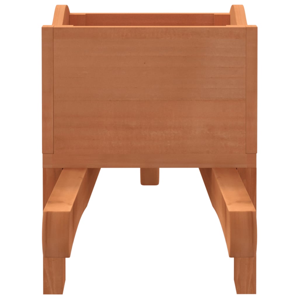 vidaXL Donice w kształcie taczek, 2 szt., 47x15x19 cm, drewno jodłowe