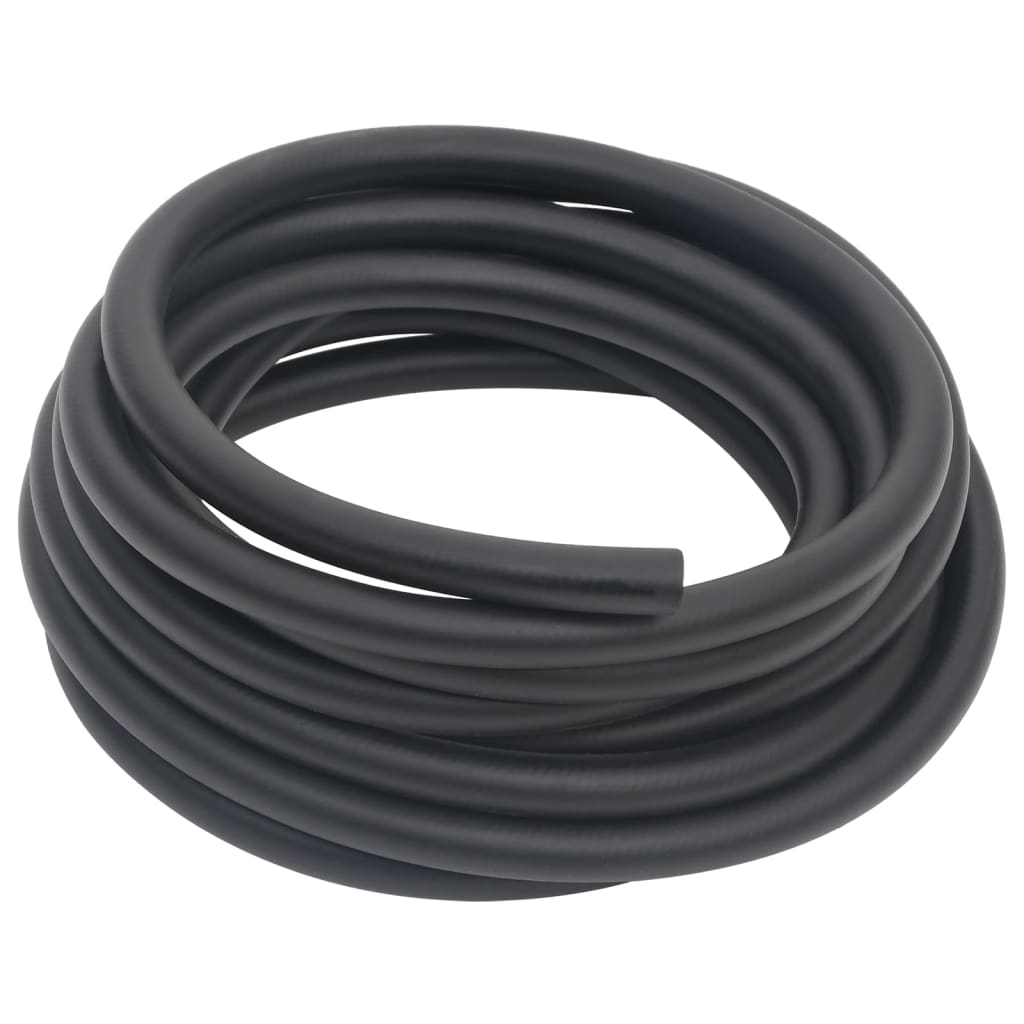 vidaXL Hybrydowy wąż pneumatyczny, czarny, 0,6", 2 m, guma i PVC